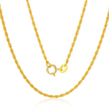 Chain Real Gold Rope Necklace